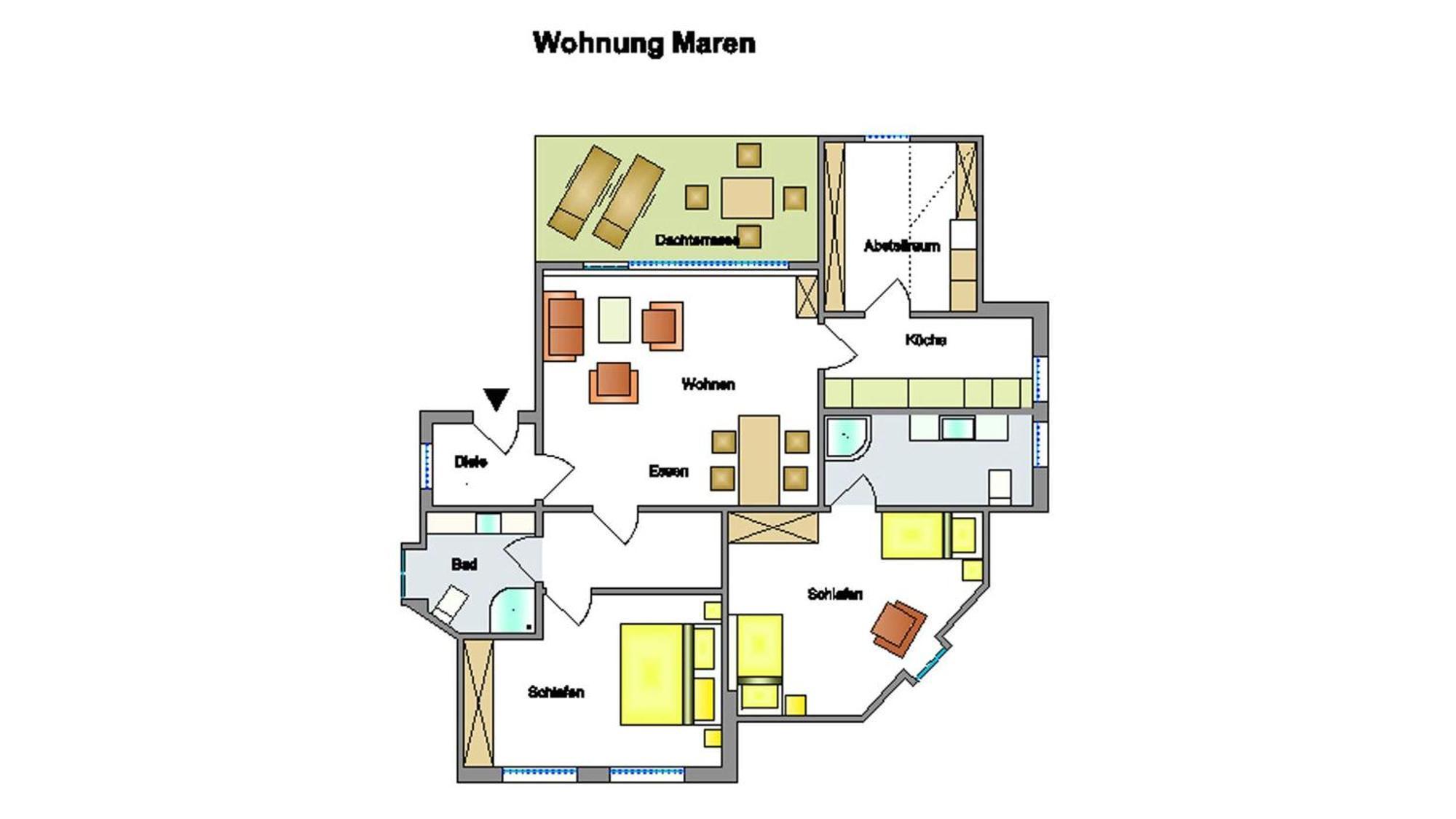 Wohnung Maren Санкт-Петер-Ординг Экстерьер фото